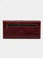 Бордовый женский кошелек