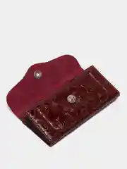 Бордовый женский кошелек