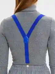 Синий подтяжки, унисекс