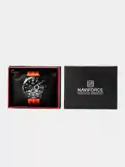 Оранжевый мужские наручные часы Naviforce 8019T с хронографом, в подарочной упаковке