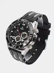 Черный мужские наручные часы Naviforce 8019T с хронографом, в подарочной упаковке