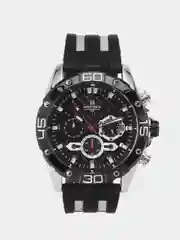 Черный мужские наручные часы Naviforce 8019T с хронографом, в подарочной упаковке