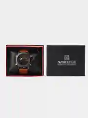 Карамельный мужские наручные часы Naviforce NF9095 с хронографом, в подарочной упаковке