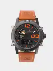 Карамельный мужские наручные часы Naviforce NF9095 с хронографом, в подарочной упаковке