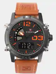 Карамельный мужские наручные часы Naviforce NF9095 с хронографом, в подарочной упаковке