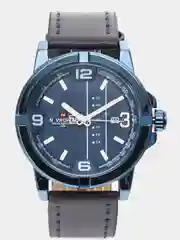 Синий мужские наручные часы Naviforce NF9177 с календарём, в подарочной упаковке