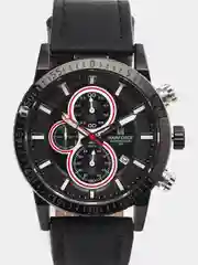 Черный мужские наручные часы Naviforce 8003 с хронографом, в подарочной упаковке