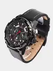 Черный мужские наручные часы Naviforce NF9175 с хронографом, в подарочной упаковке