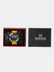 Желтый мужские наручные часы Naviforce NF9188T с хронографом, в подарочной упаковке