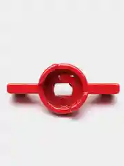 Красный ручка-бабочка усиленная, для крана, 1/2"-3/4"