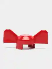 Красный ручка-бабочка усиленная, для крана, 1/2"-3/4"