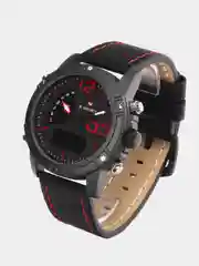 Черный мужские наручные часы Naviforce NF9095 с хронографом, в подарочной упаковке