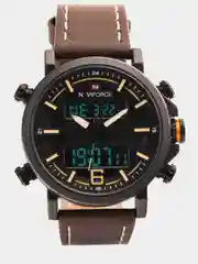 Красный мужские наручные часы Naviforce NF 9135 с календарём, в подарочной упаковке