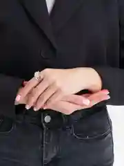 Серебряный кольцо, текстурная форма