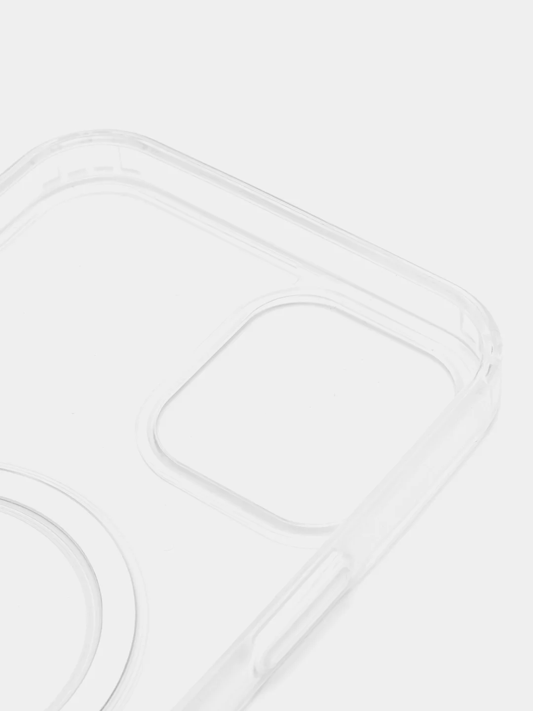 Силиконовый прозрачный противоударный чехол для iPhone, от X до 14 Pro Max, с MagSafe