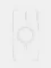 Силиконовый прозрачный противоударный чехол для iPhone, от X до 14 Pro Max, с MagSafe