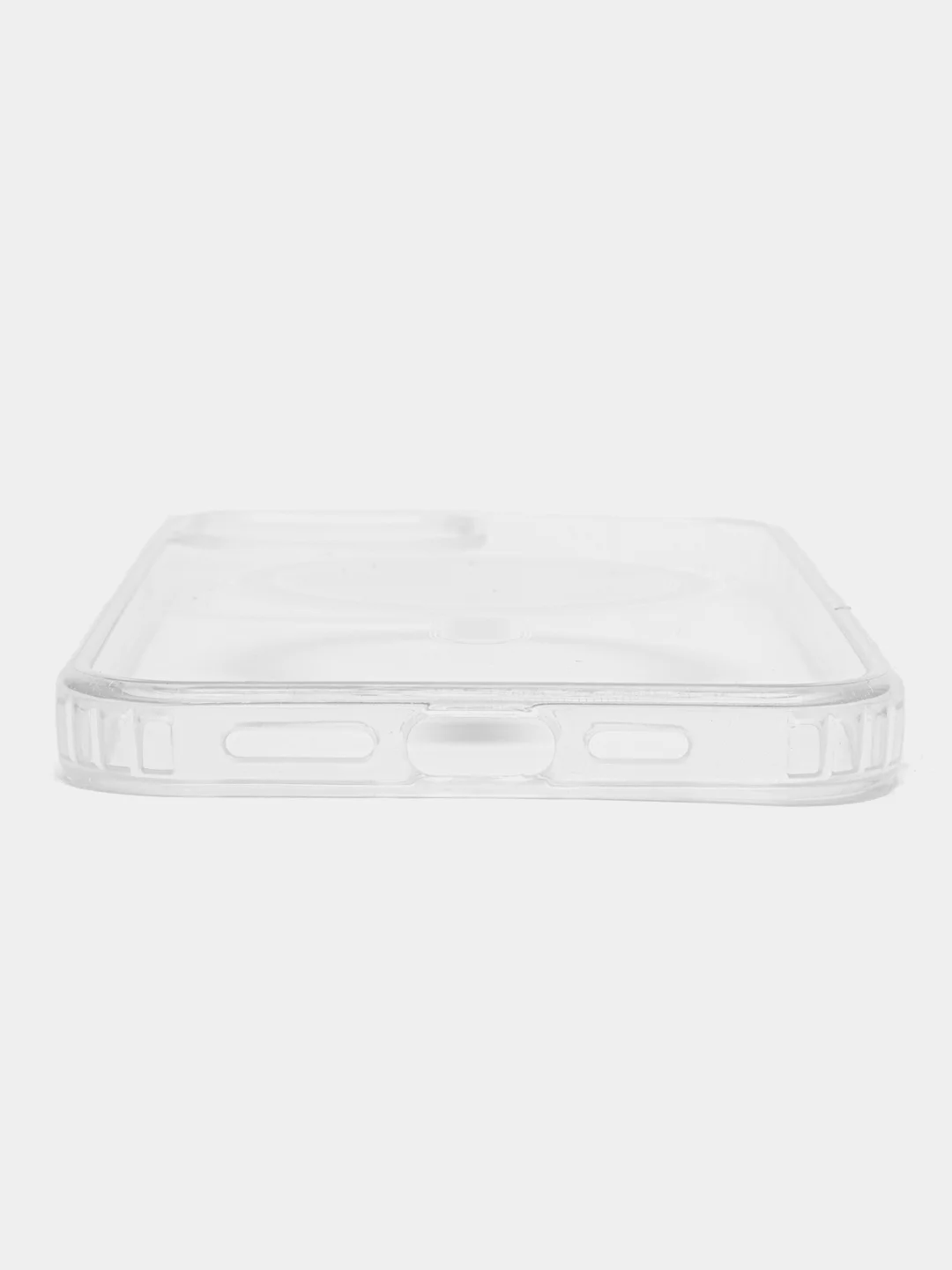 Силиконовый прозрачный противоударный чехол для iPhone, от X до 14 Pro Max, с MagSafe