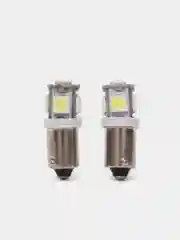 Белый светодиодные габаритные LED лампы  T4W BA9S 1-10 штук