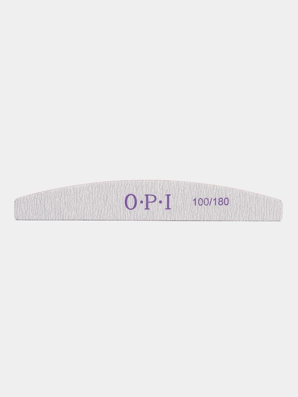 OPI Пилка для ногтей 25 штук/абразив 100/180 / Пилки для маникюра лодочка /