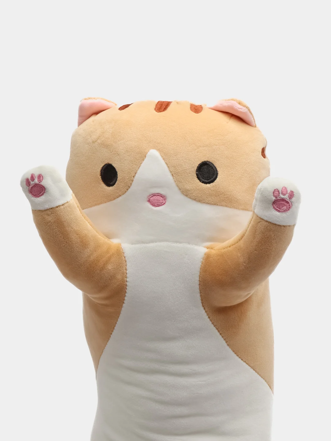 Мягкая игрушка "Кот-Батон" бежевый 90 см