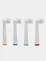 Голубой сменные насадки для электрических зубных щеток Oral-B Braun, упаковка из четырех штук