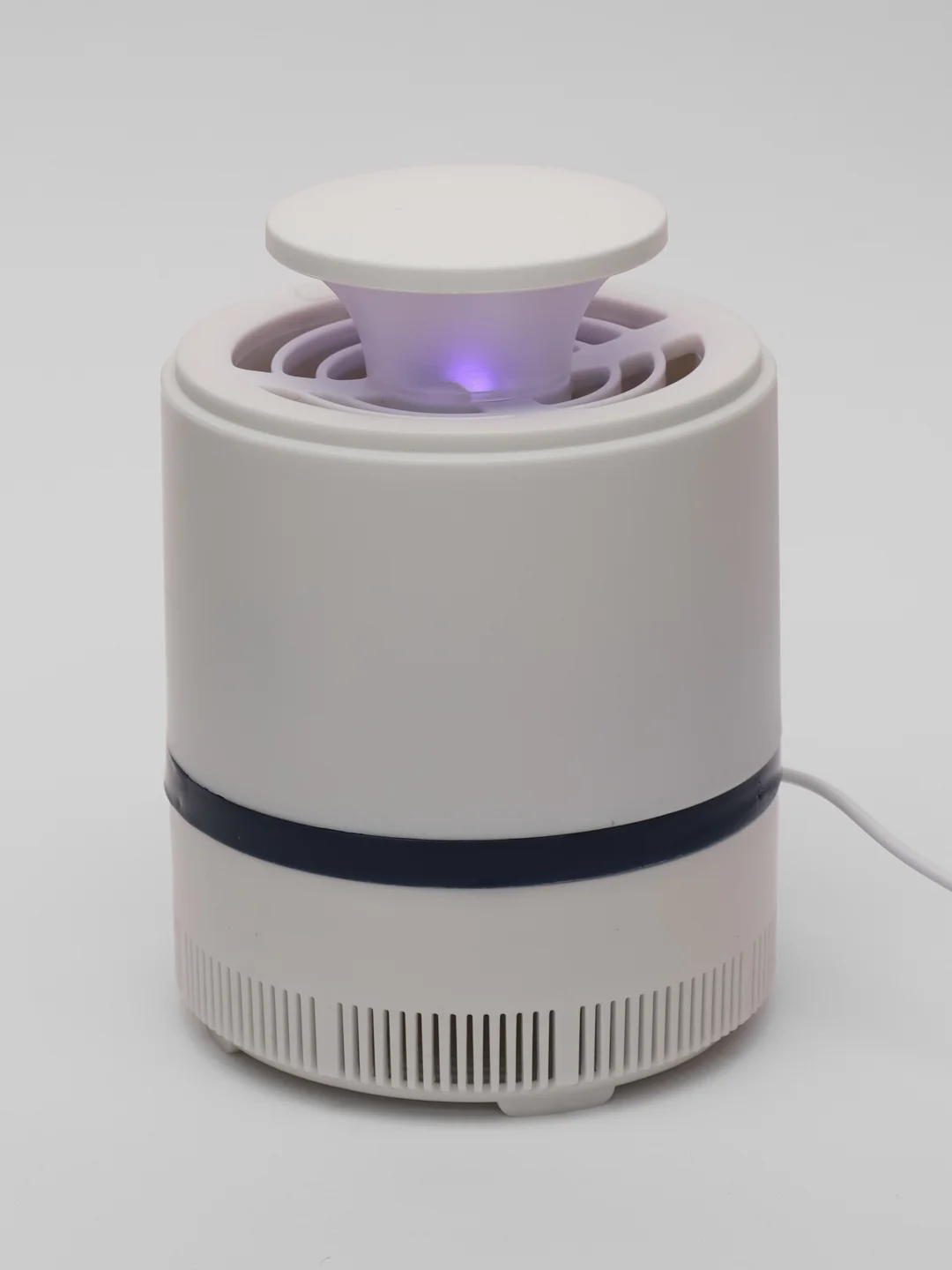 Белый антимоскитная лампа, ловушка для комаров и мошек USB, лампа вместо сетки от комаров