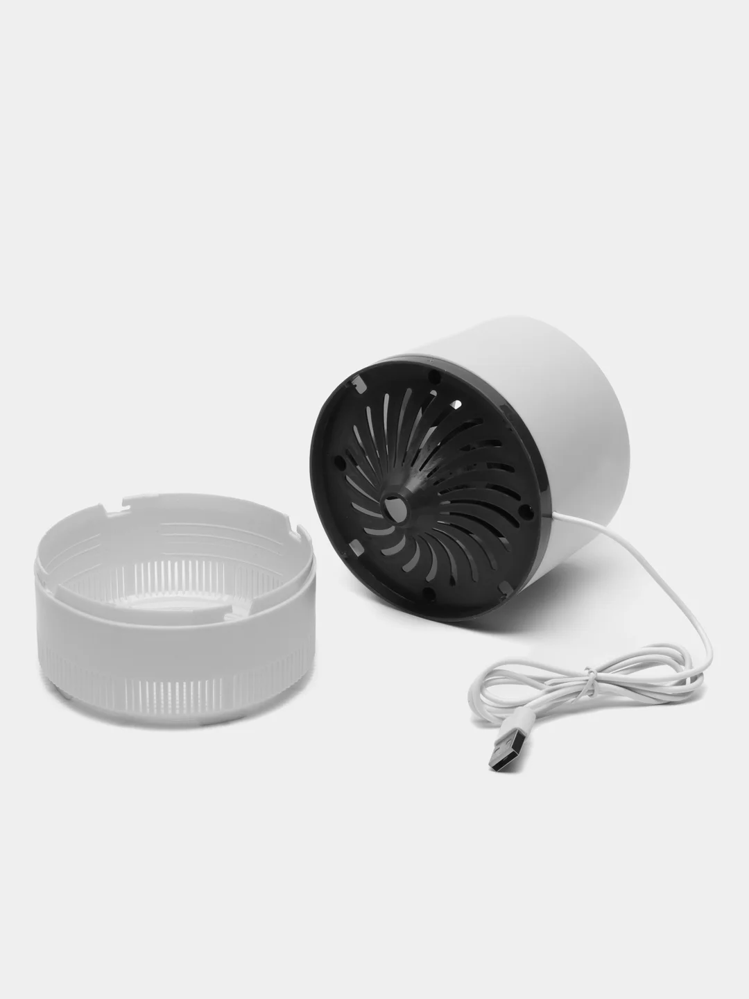 Белый антимоскитная лампа, ловушка для комаров и мошек USB, лампа вместо сетки от комаров