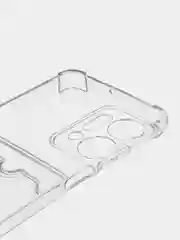 Марсала чехол для Huawei Honor X7a / Хуавей Хонор Х7а прозрачный, с карманом для карты