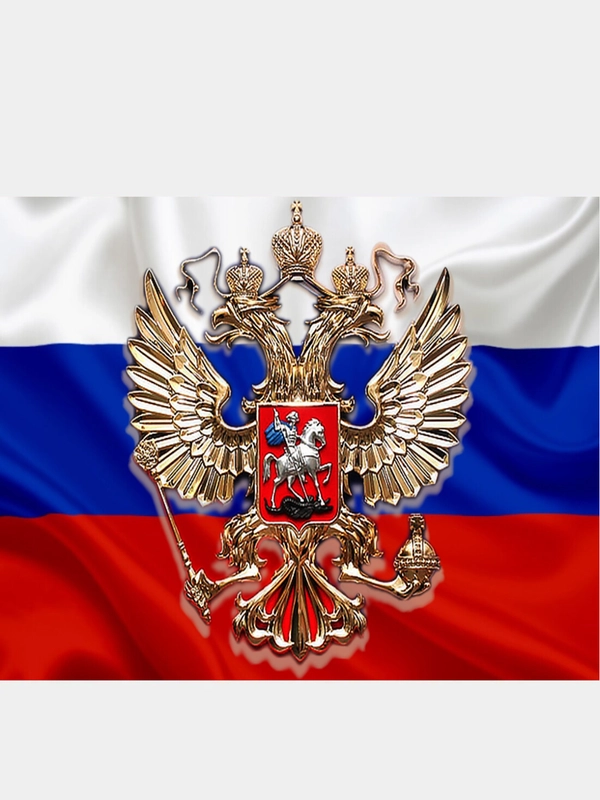 Алмазная мозаика 30 х 40 см "Герб" без подрамника