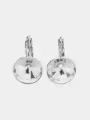 Серебряный женские серьги с кристаллами Swarovski