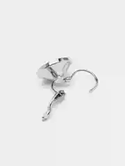 Серебряный женские серьги с кристаллами Swarovski