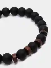 Черный браслет из камней Adam, мужское украшение на руку
