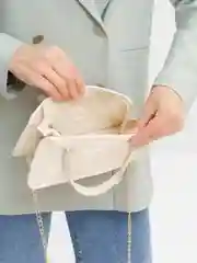 Белый сумка маленькая женская