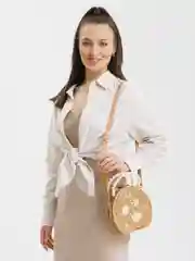 Бежевый сумка женская
