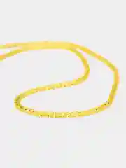 Желтый бусины рондели граненые