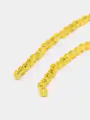 Желтый бусины рондели граненые