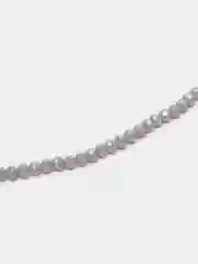Серый металлик бусины рондели граненые