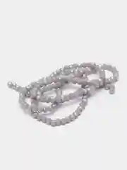 Серый металлик бусины рондели граненые