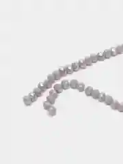 Серый металлик бусины рондели граненые
