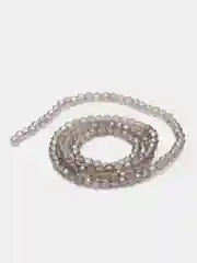 Серый бусины рондели граненые