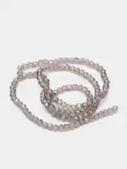 Серый бусины рондели граненые
