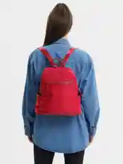 Бордовый женский рюкзак