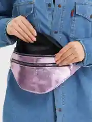 Коралловый меланж поясная женская сумка разных моделей/сумка бананка через плечо