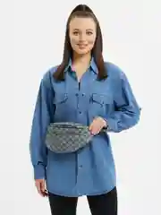 Хром поясная женская сумка разных моделей/сумка бананка через плечо