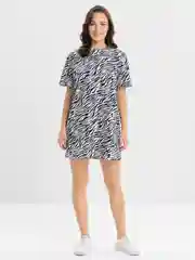 Разноцветный платье-футболка Oversize, короткая туника, большие размеры 42-60