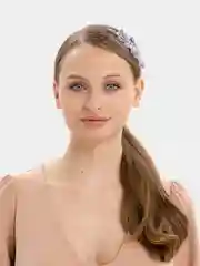 Лавандовый свадебный гребень, украшение для волос