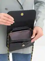 Черный сумка женская маленькая на цепочке