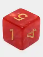 Красный игральные кости-дайсы для настольных и ролевых игр, 7 штук в наборе, Dungeons and Dragons