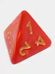 Красный игральные кости-дайсы для настольных и ролевых игр, 7 штук в наборе, Dungeons and Dragons