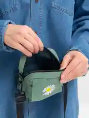 Мятный небольшая женская сумка через плечо, мини, холщовая, на подарок